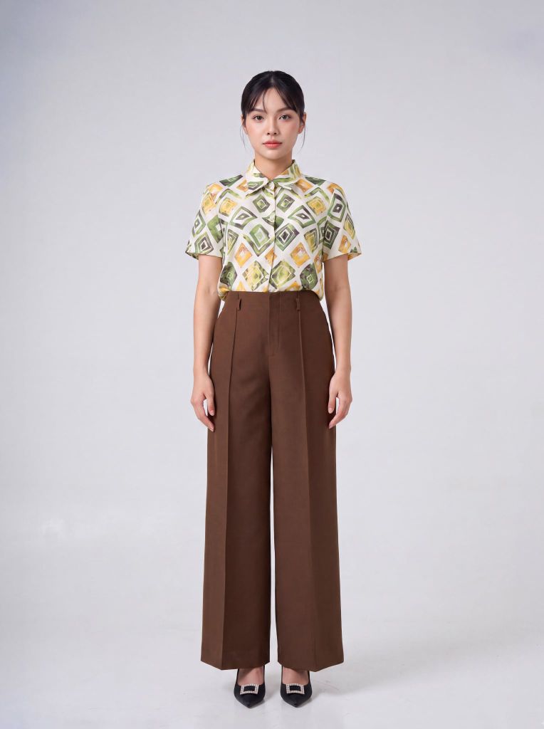 Sơ mi nữ cộc tay May 10 mã 010226281 FI10