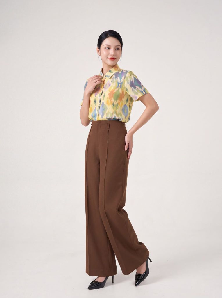Sơ mi nữ cộc tay May 10 mã 010226281 FI11