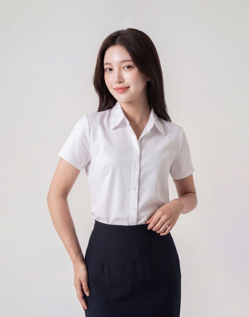 Sơ mi nữ cộc tay không ly GrusZ mã 010226902GZKL AT020