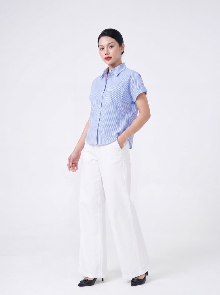 Sơ mi nữ cộc tay May 10 mã 010226921TT 1