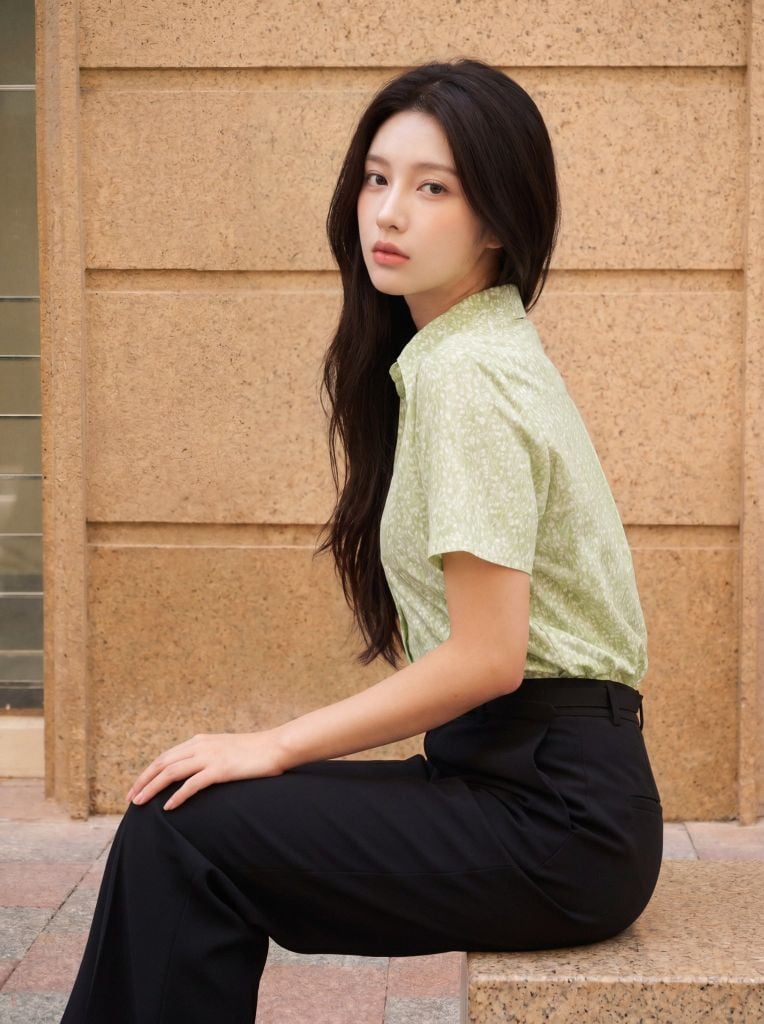 Sơ mi nữ cộc tay May 10 mã 010226924L1 1