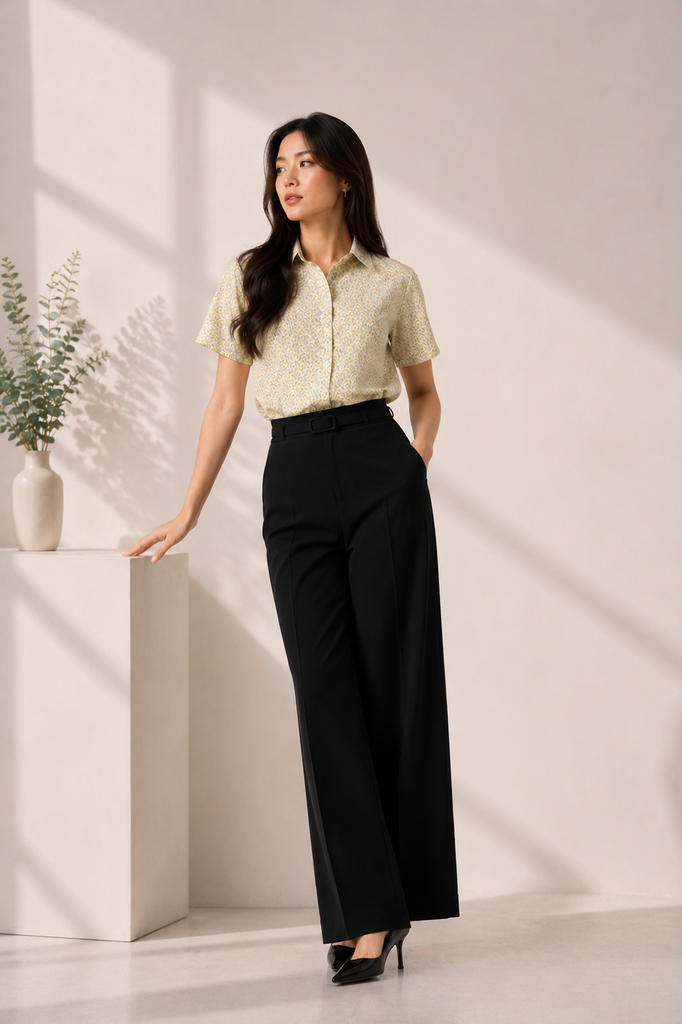 Sơ mi nữ cộc tay May 10 mã 010226924L1 2