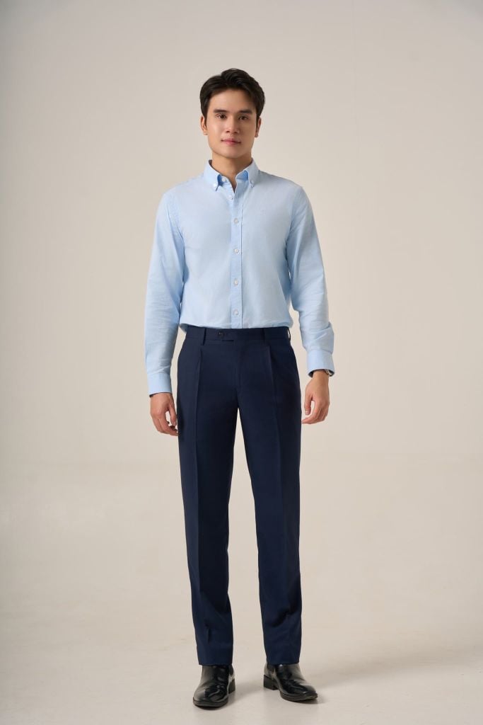 Quần âu nam có ly May 10 mã 020124155CLGG VG081