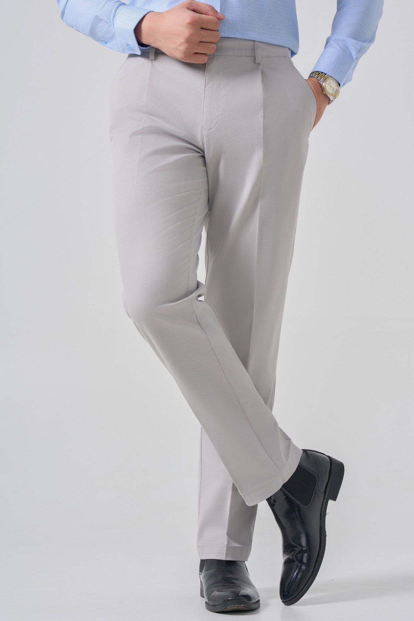 Quần kaki nam May 10 có ly mã 020124360CL QK070