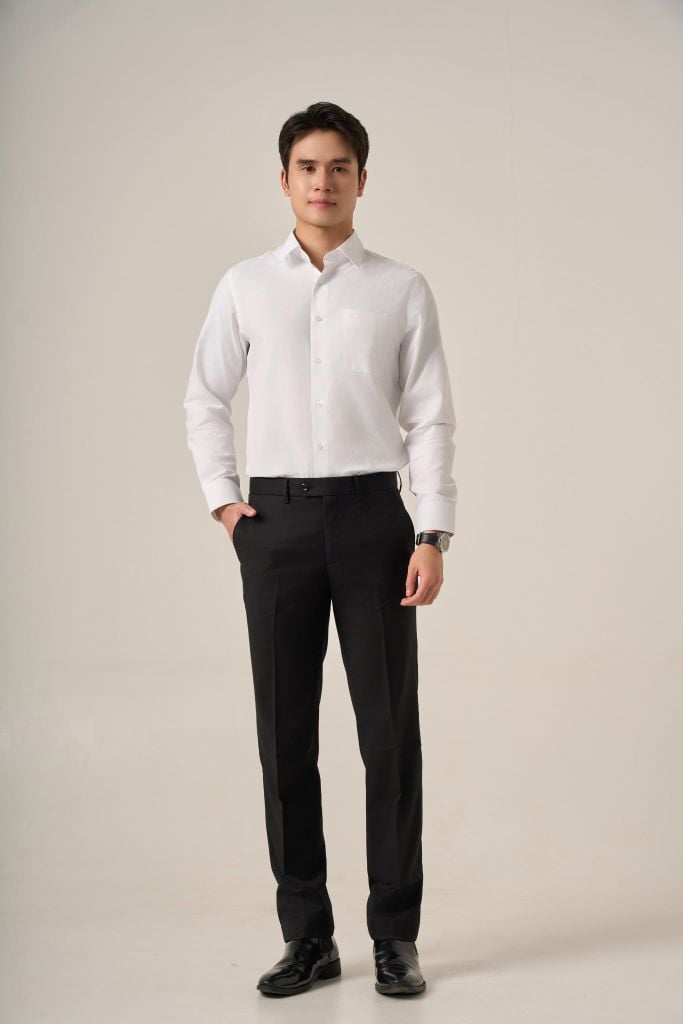 Quần âu nam không ly May 10 mã 020125016KL VQ004