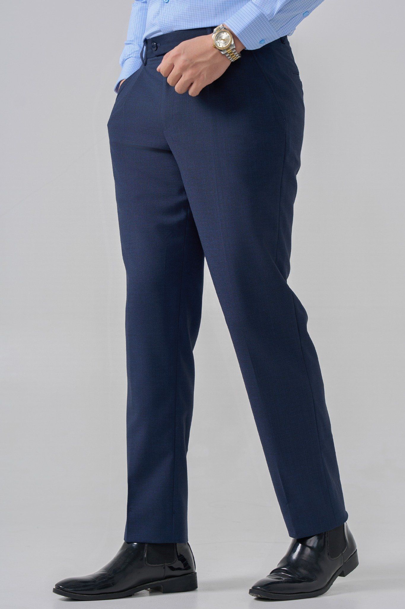 Quần âu nam có ly May 10 mã 020125197CL VG035