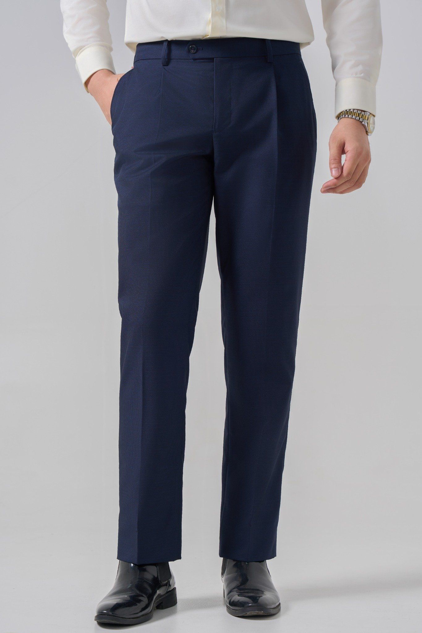 Quần âu nam có ly May 10 mã 020125197CL VG076