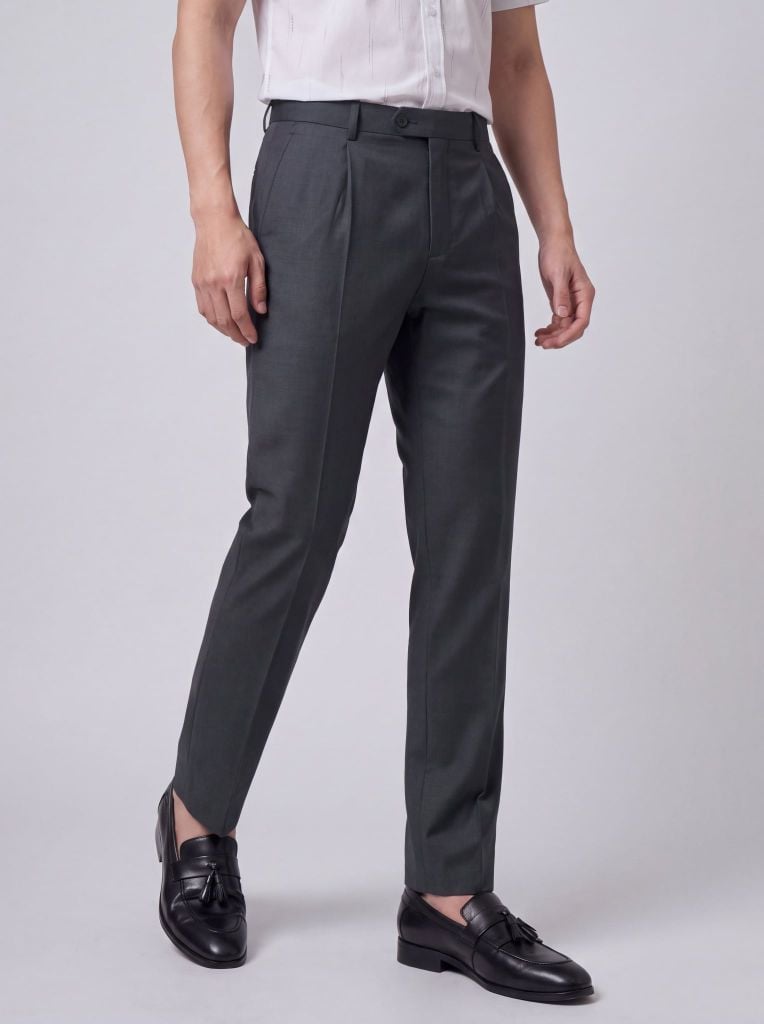 Quần âu nam có ly GrusZ mã 020126052GZCL VG108
