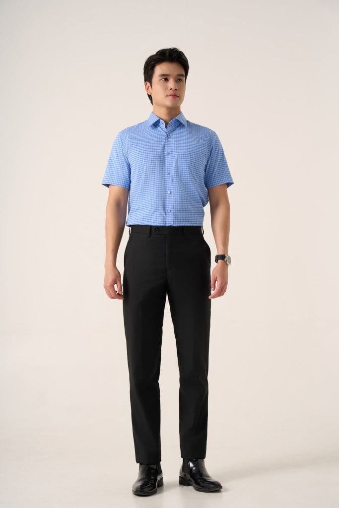 Quần âu nam không ly GrusZ mã 020126904GZKL 16637-29