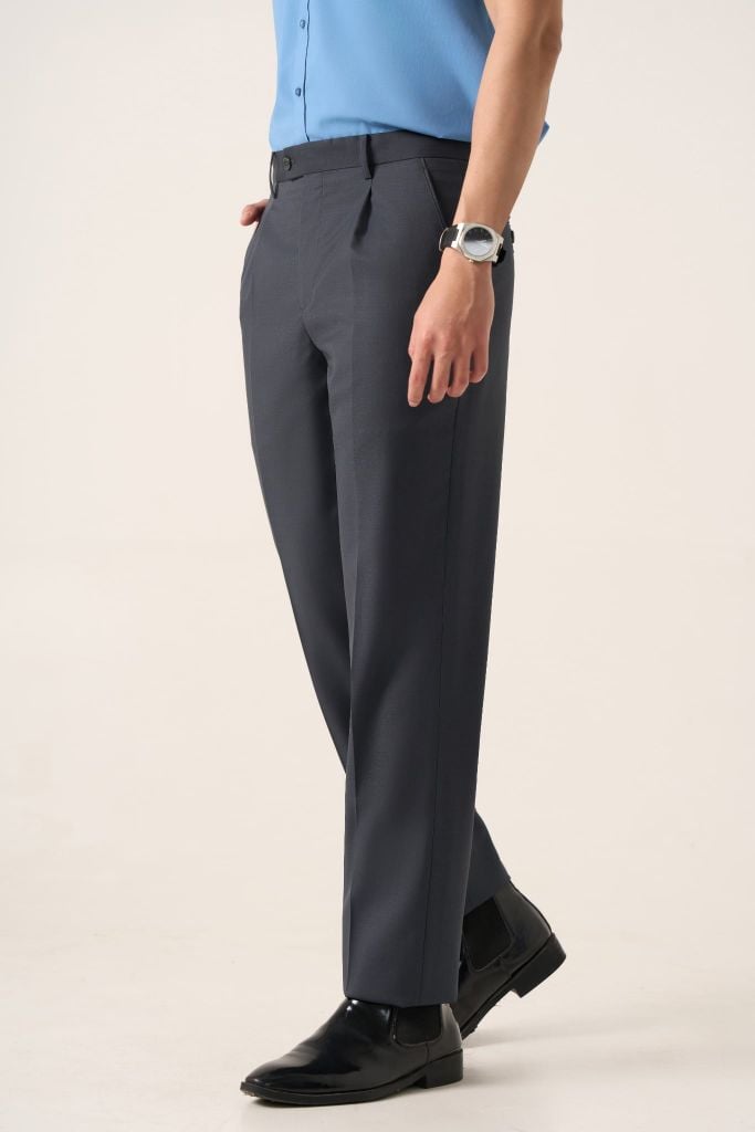 Quần âu nam có ly GrusZ mã 020126905GZCL 16637-27