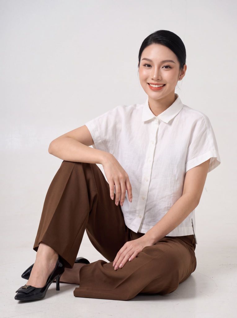 Quần nữ thời trang GrusZ mã 020226075GZTT VK393