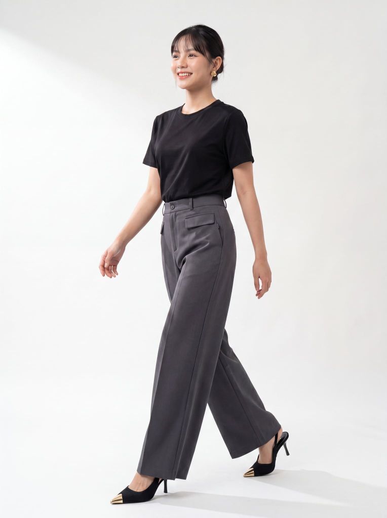 Quần nữ thời trang GrusZ mã 020226076GZTT VK394