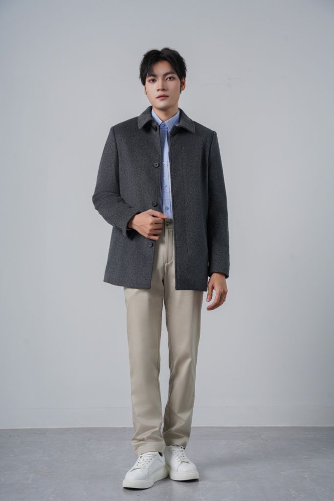 Áo khoác dạ nam GrusZ mã 030125105GZ DA12