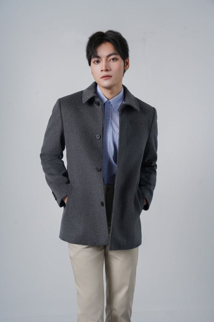 Áo khoác dạ nam GrusZ mã 030125105GZ DA12