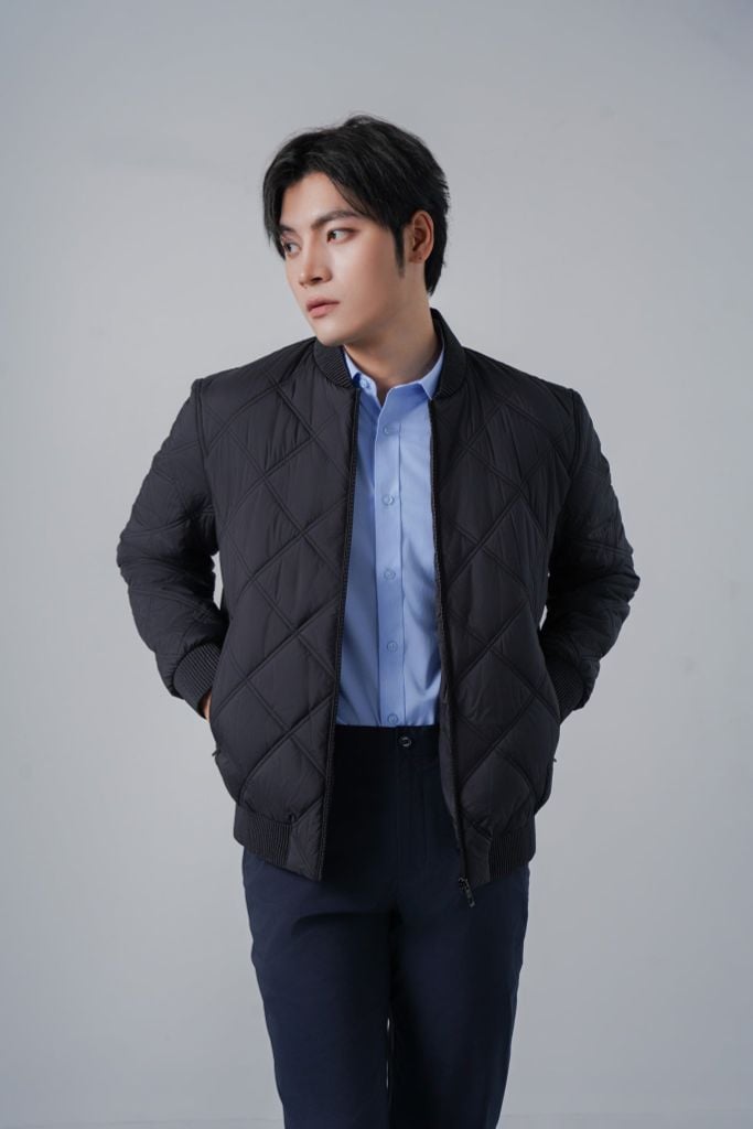 Áo khoác bông nam May 10 mã 030125304LGG BLACK