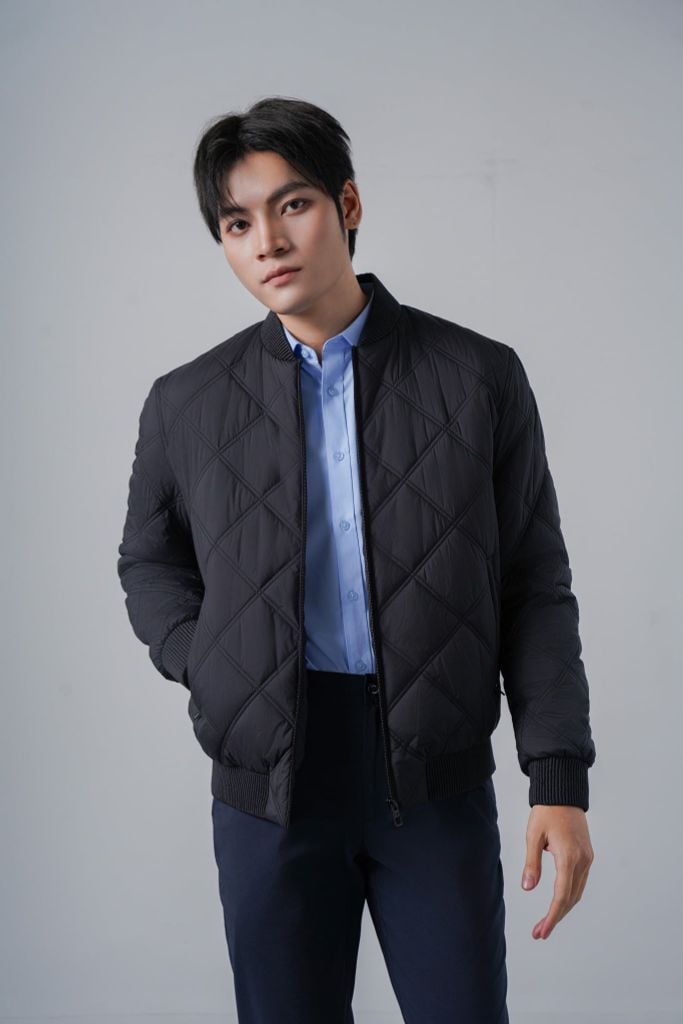 Áo khoác bông nam May 10 mã 030125304LGG BLACK