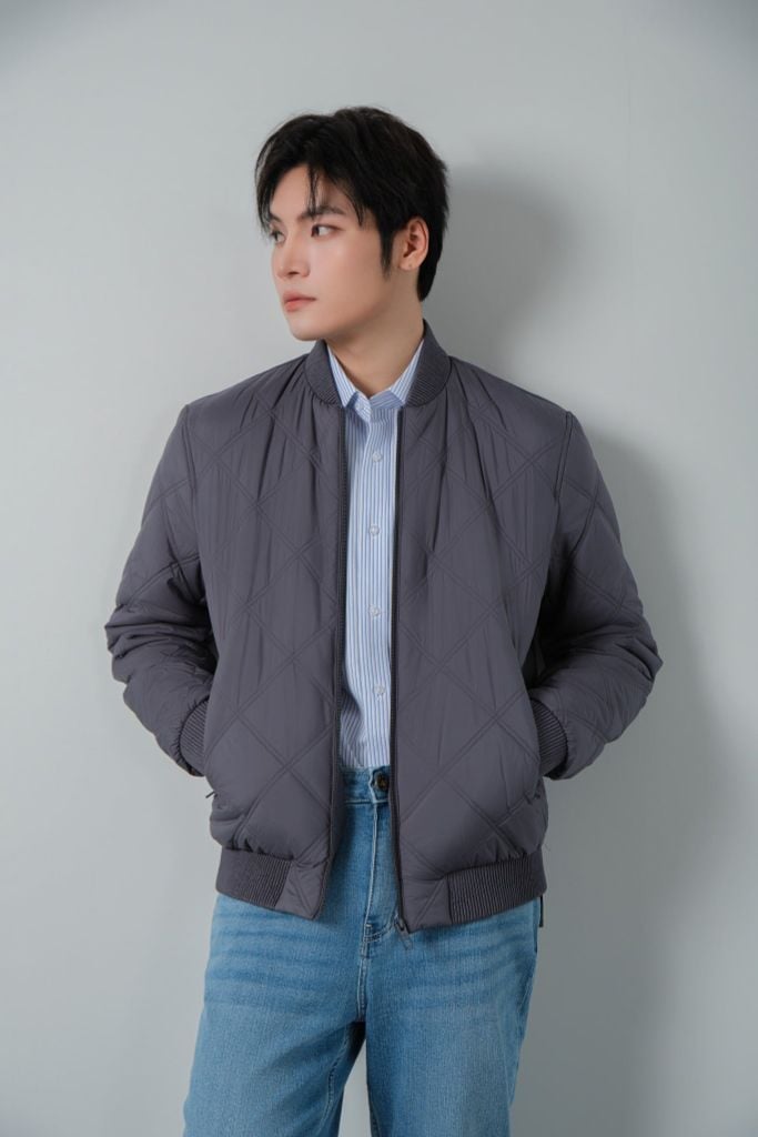 Áo khoác bông nam May 10 mã 030125304LGG Gray