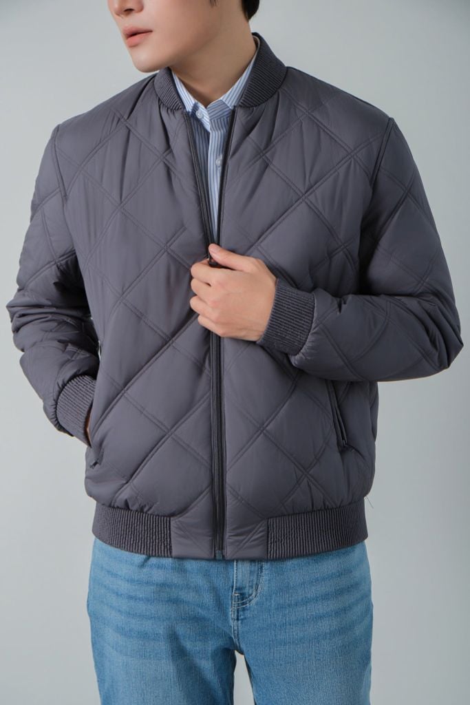 Áo khoác bông nam May 10 mã 030125304LGG Gray