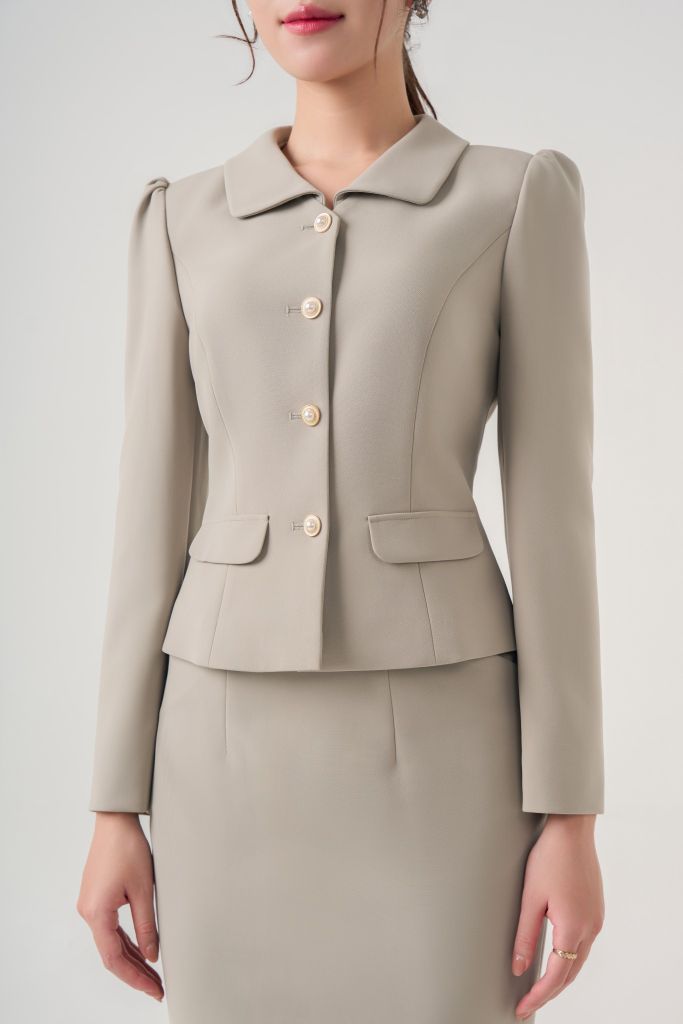 Bộ áo khoác váy nữ May 10 mã 030224350TD VG091