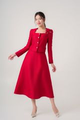 Bộ áo khoác váy nữ May 10 mã 030225017GZ VK169