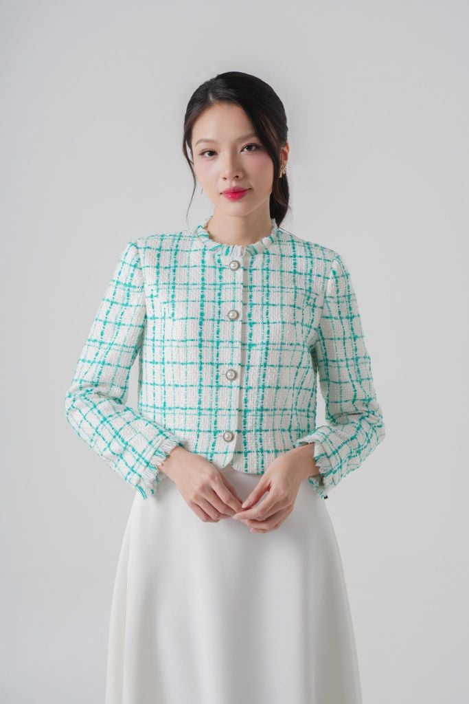 Áo khoác dạ nữ May 10 mã 030225271 1