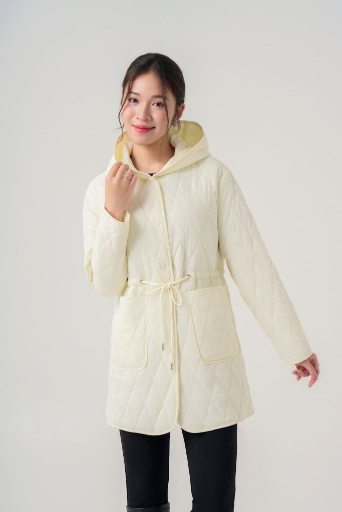 Áo khoác bông nữ May 10 mã 030225305LGG Beige