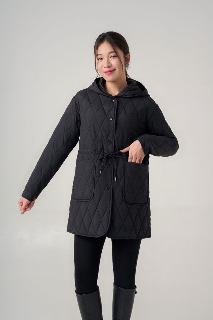 Áo khoác bông nữ May 10 mã 030225305LGG BLACK