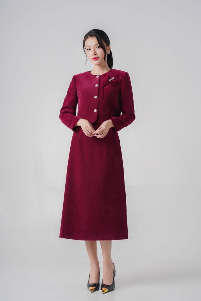 Bộ váy áo nữ GrusZ mã 030226026GZ VK369