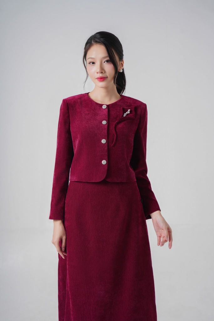 Bộ váy áo nữ GrusZ mã 030226026GZ VK369