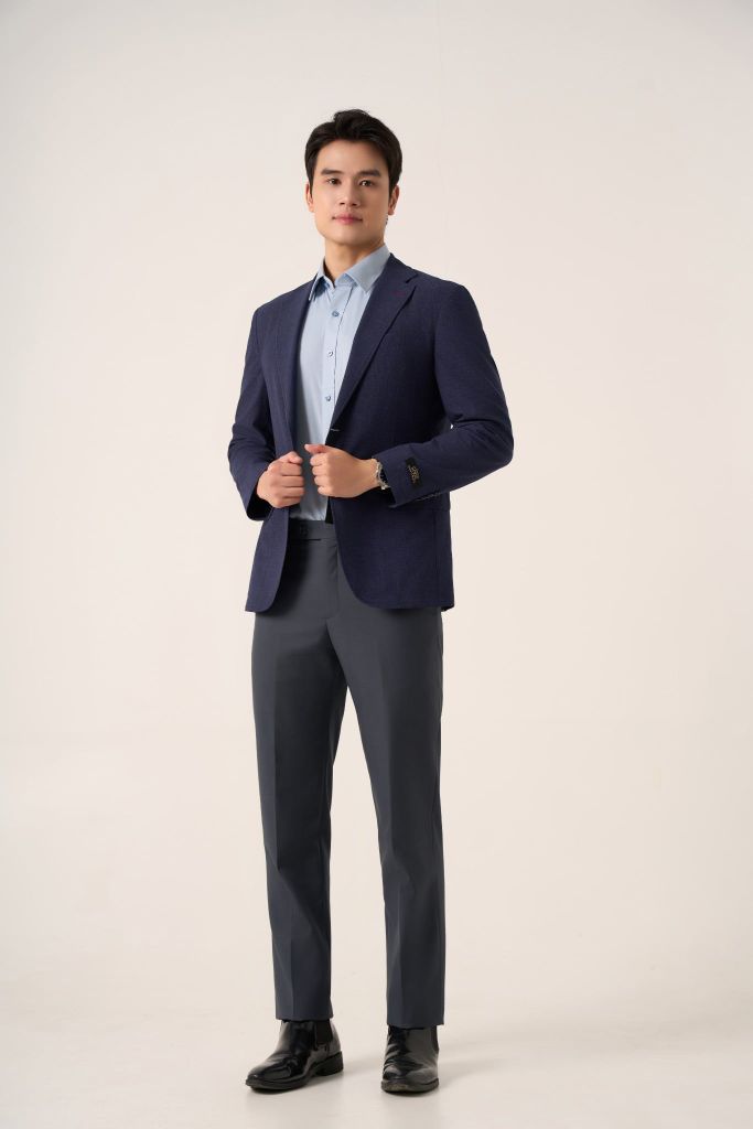 Áo demi nam GrusZ mã 040125091GZ 1TT/NAVY