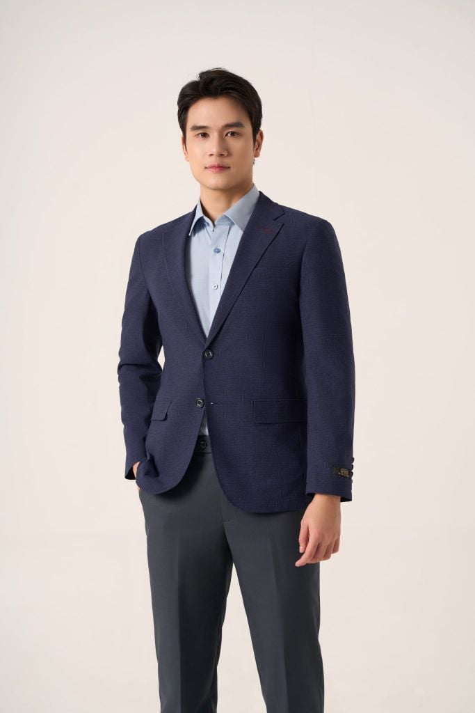 Áo demi nam GrusZ mã 040125091GZ 1TT/NAVY