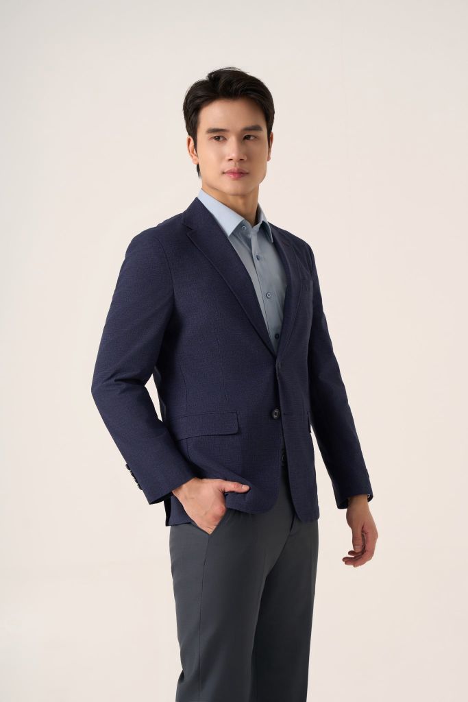 Áo demi nam GrusZ mã 040125091GZ 1TT/NAVY