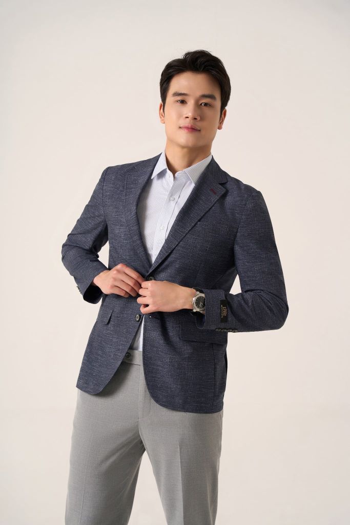 Áo demi nam GrusZ mã 040125091GZ 3TT/Chì