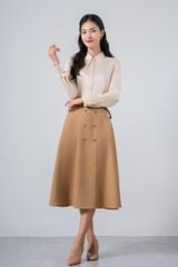 Chân váy nữ GrusZ mã 050225040GZH VK244
