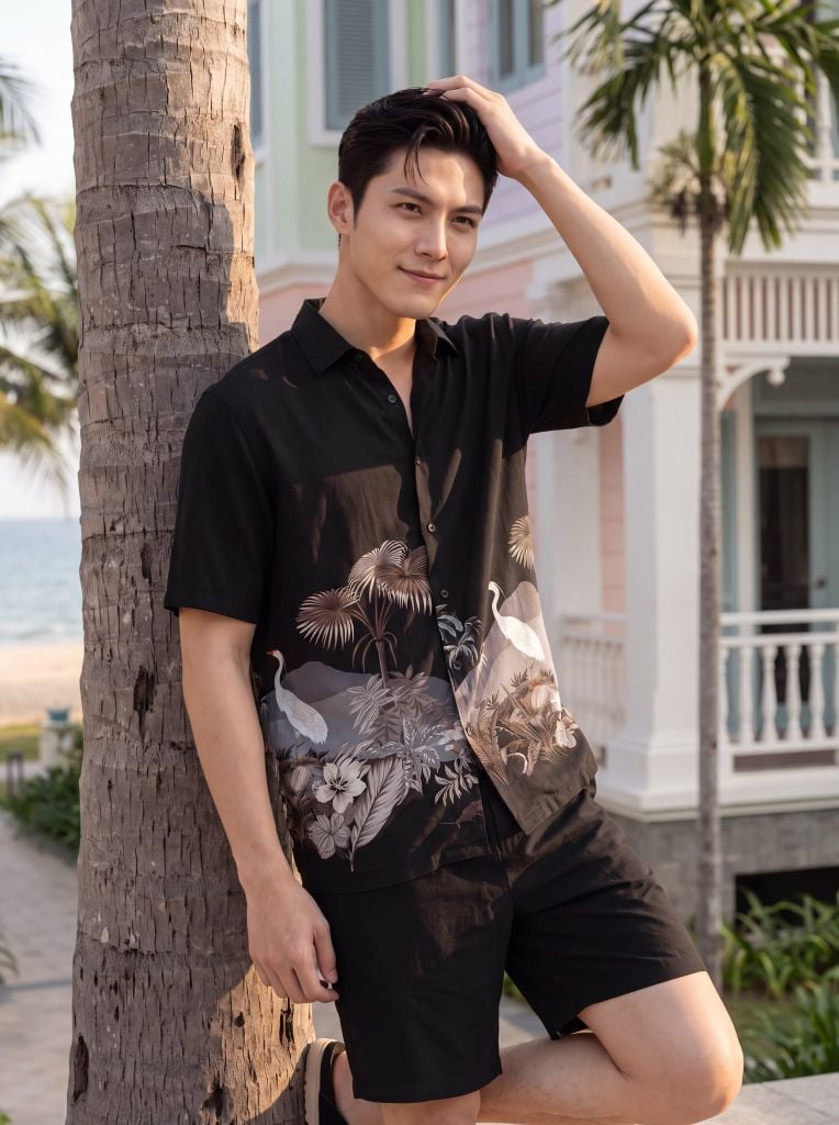 Bộ quần áo lanh May 10 mã 060126245ON 10
