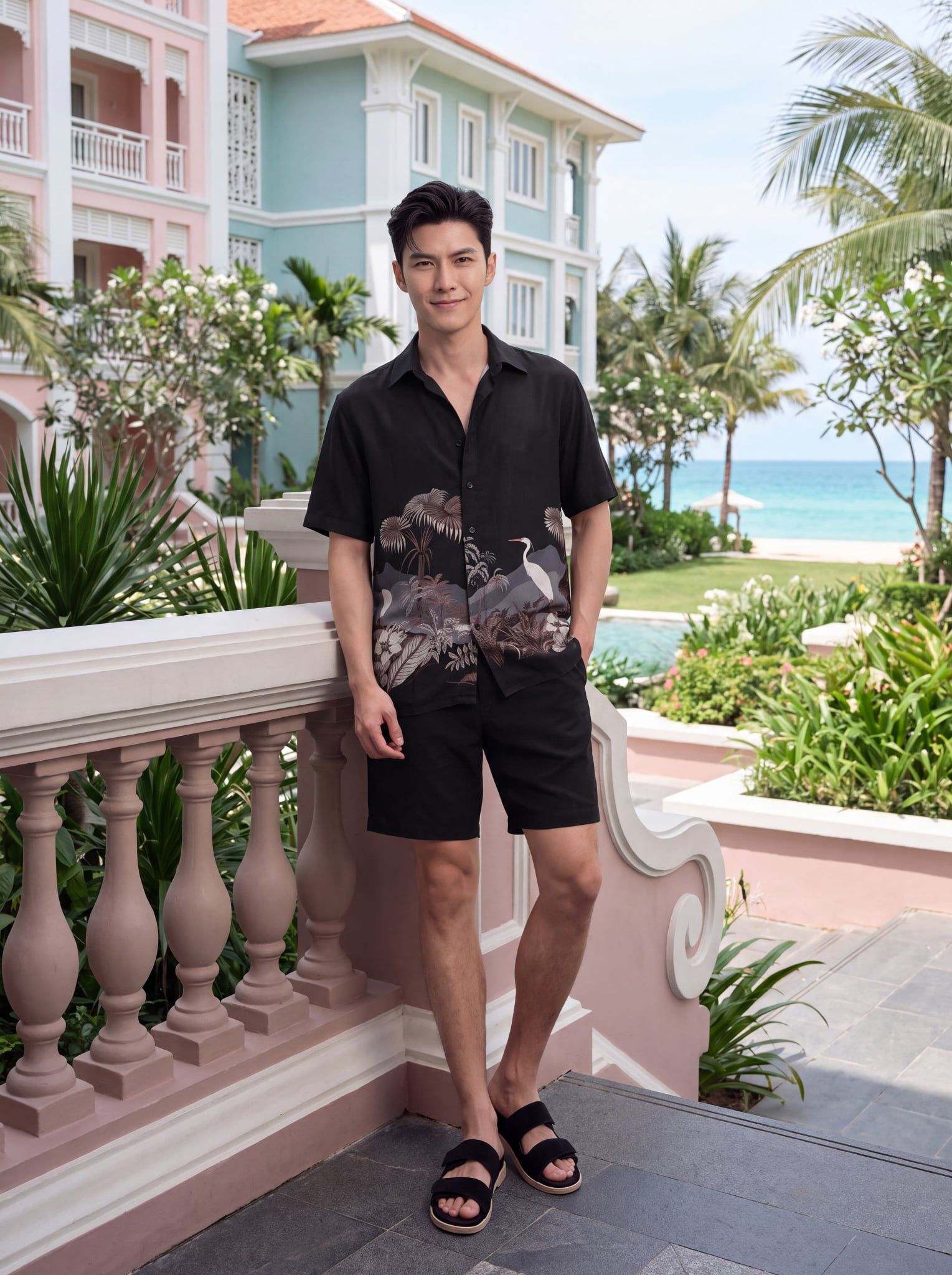 Bộ quần áo lanh May 10 mã 060126245ON 10