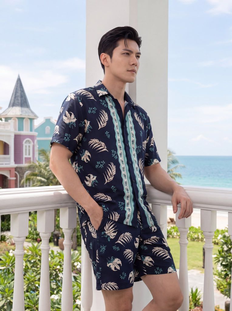 Bộ quần áo lanh May 10 mã 060126245ON 1