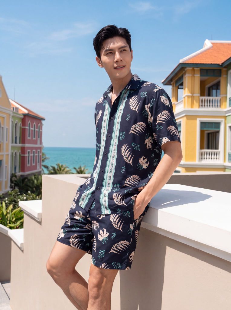 Bộ quần áo lanh May 10 mã 060126245ON 1