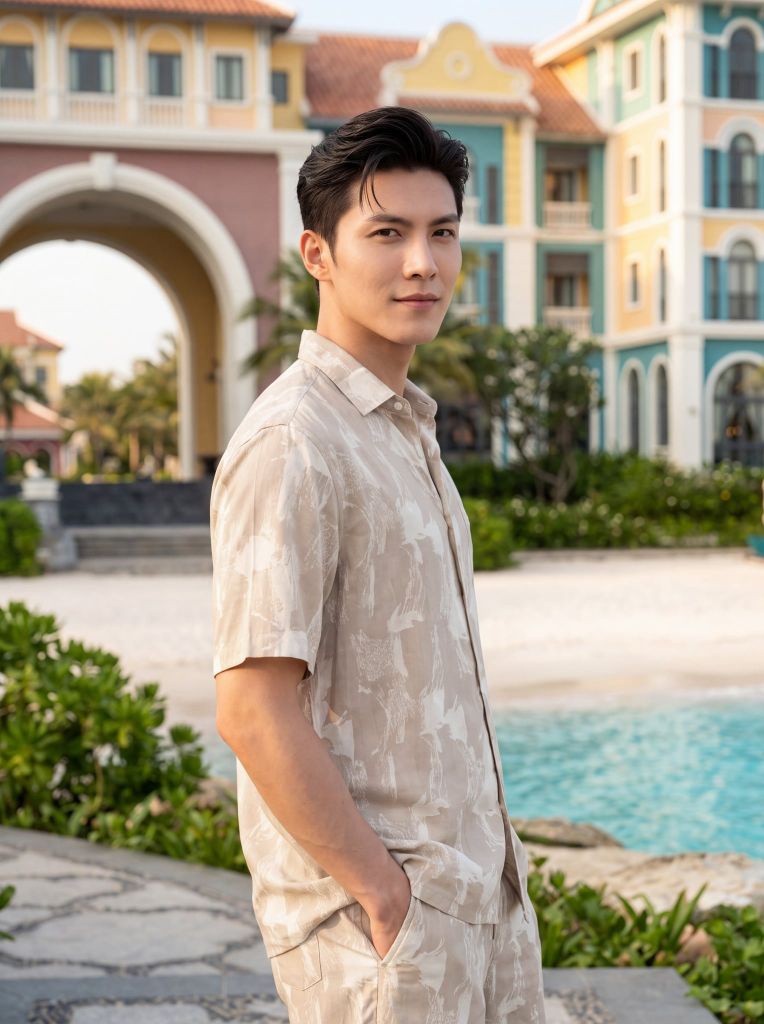 Bộ quần áo lanh May 10 mã 060126245ON 2
