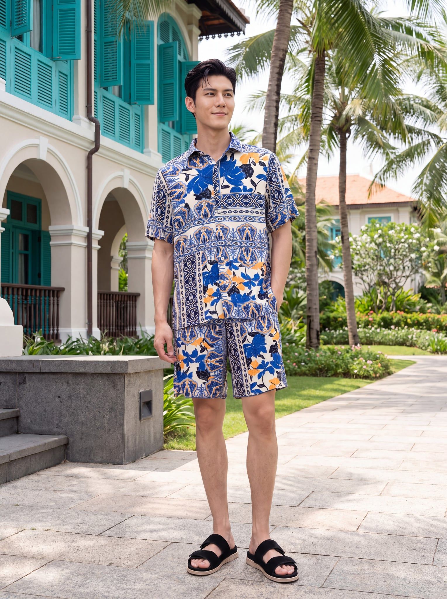 Bộ quần áo lanh May 10 mã 060126245ON 3