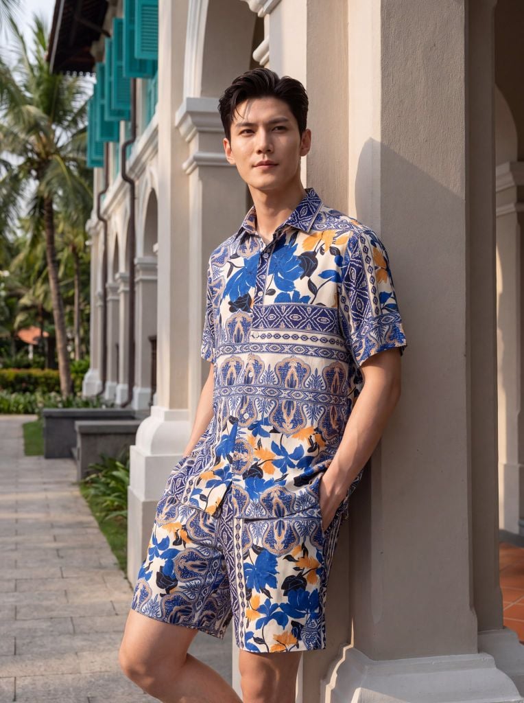 Bộ quần áo lanh May 10 mã 060126245ON 3