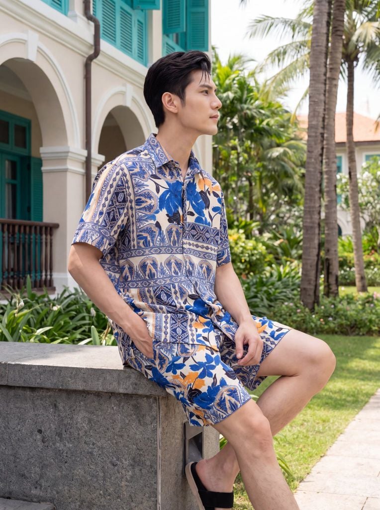 Bộ quần áo lanh May 10 mã 060126245ON 3