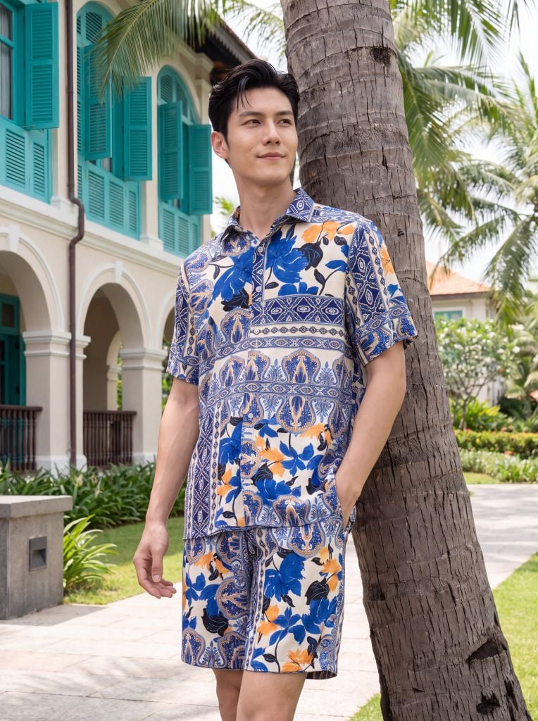 Bộ quần áo lanh May 10 mã 060126245ON 3