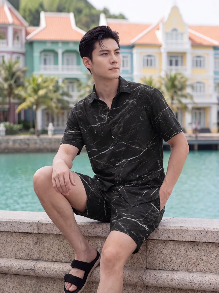 Bộ quần áo lanh May 10 mã 060126245ON 4