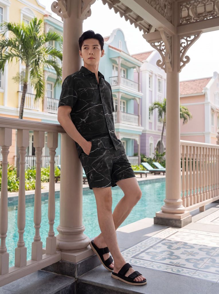 Bộ quần áo lanh May 10 mã 060126245ON 4