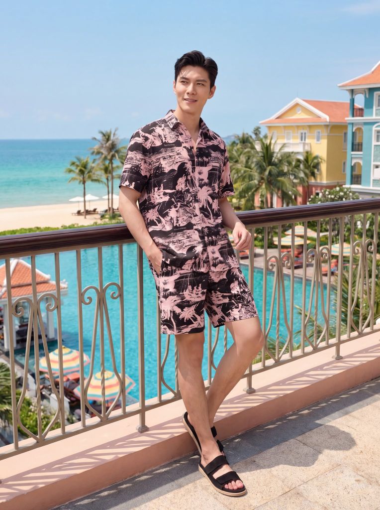 Bộ quần áo lanh May 10 mã 060126245ON 5