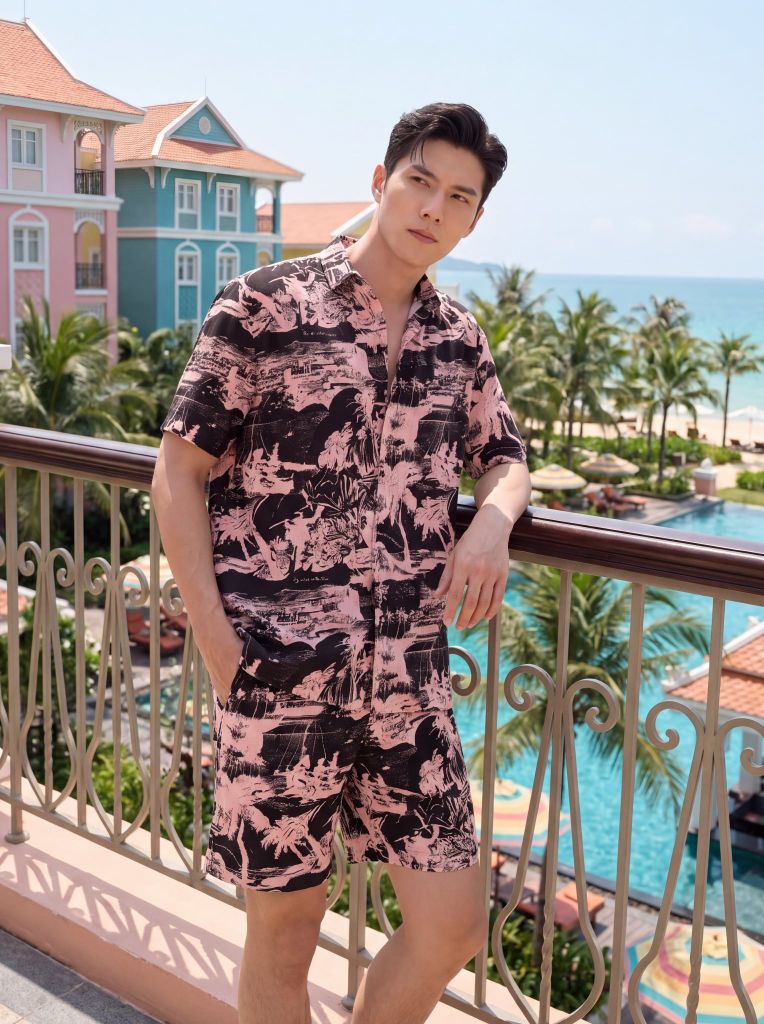 Bộ quần áo lanh May 10 mã 060126245ON 5