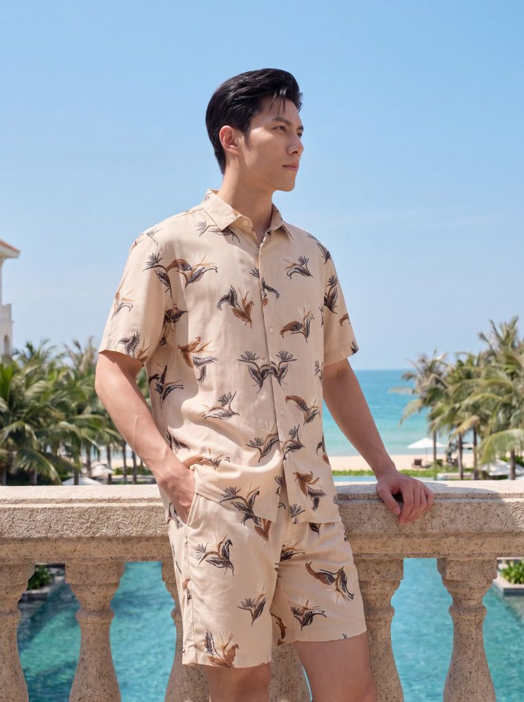 Bộ quần áo lanh May 10 mã 060126245ON 6