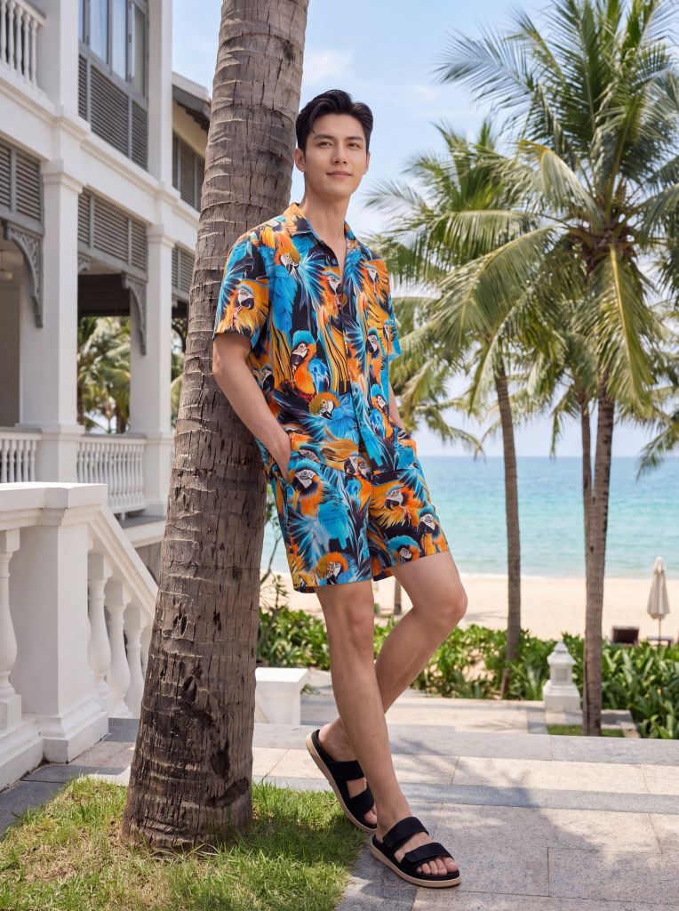 Bộ quần áo lanh May 10 mã 060126245ON 7