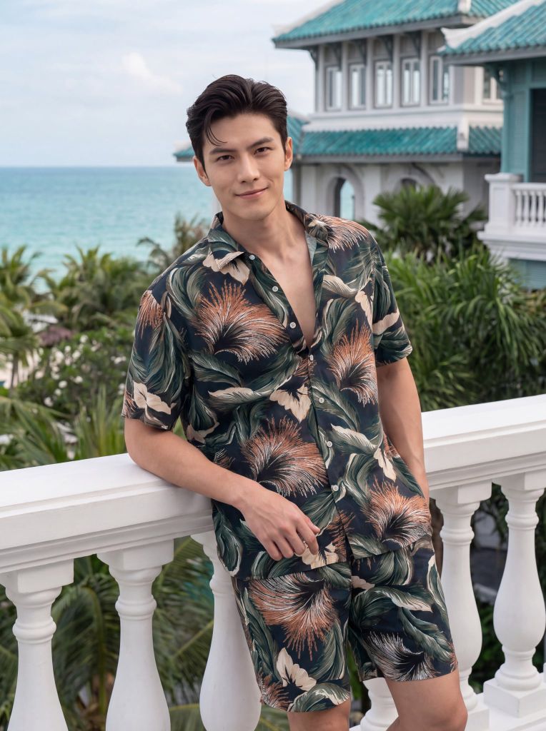 Bộ quần áo lanh May 10 mã 060126245ON 8